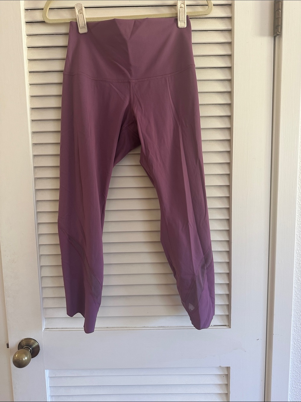 lululemon pink-purple high-rise leggings